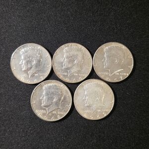 Kennedy Half Dollar Coins 40% Silver